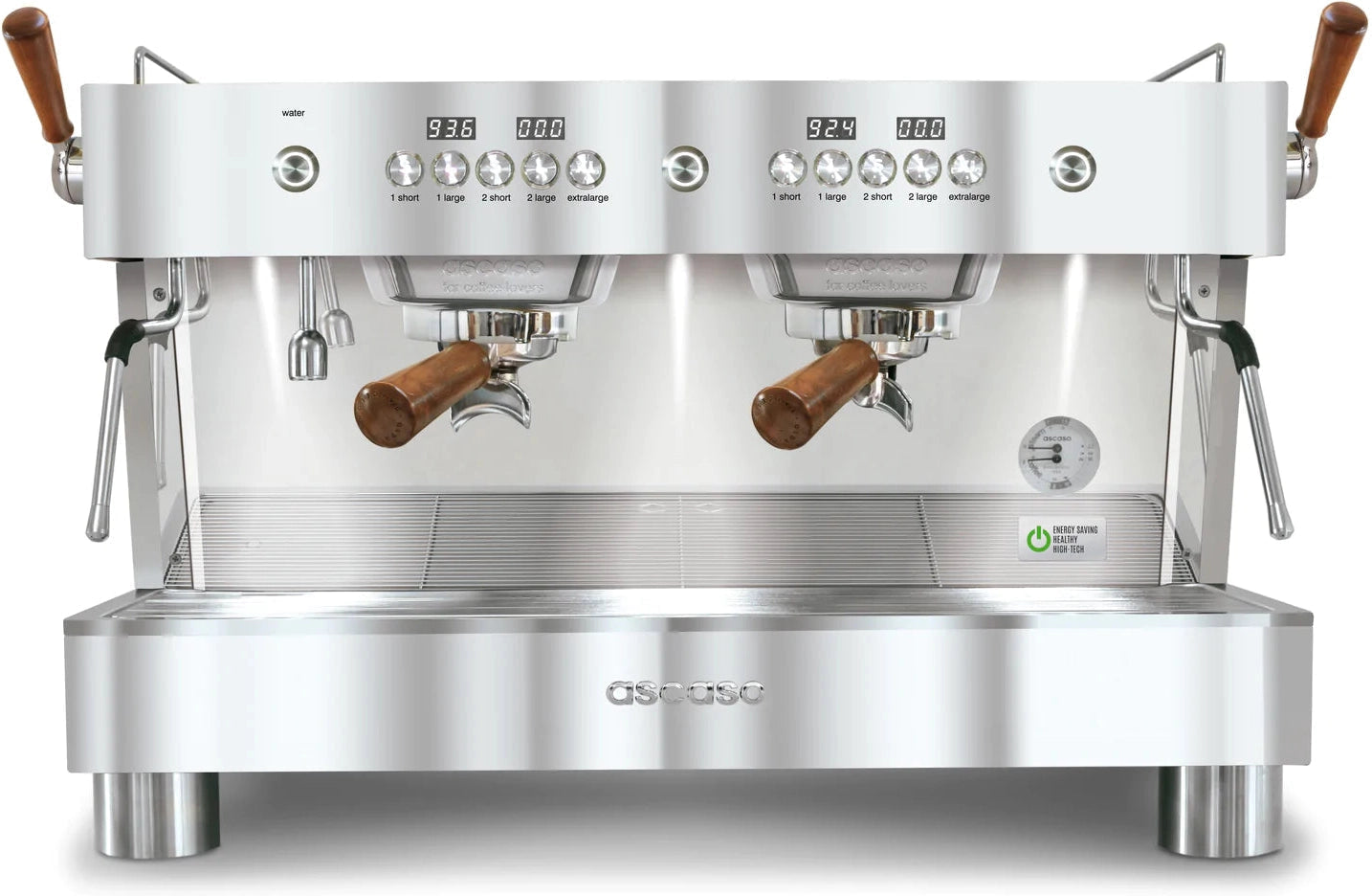 Ascaso - Barista T Plus 2 Group Espresso Machine Inox - BT.17U