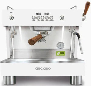 Ascaso - Barista T Plus Raised 1 Group Espresso Machine White/Wood - BT.42U (Special Order Item)