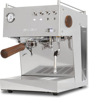 Ascaso - DUO PID Versatile 120V, NEMA 5-15 Espresso Machine Inox/Wood - DU.308 (Special Order Item)