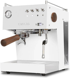 Ascaso - DUO PID Versatile Espresso Machine 120V, NEMA 5-20 White/Wood - DU.311 (Special Order Item)