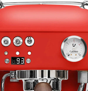 Ascaso - Dream PID PF Espresso Machine 120V Red/Wood - DR.622 (Special Order Item)