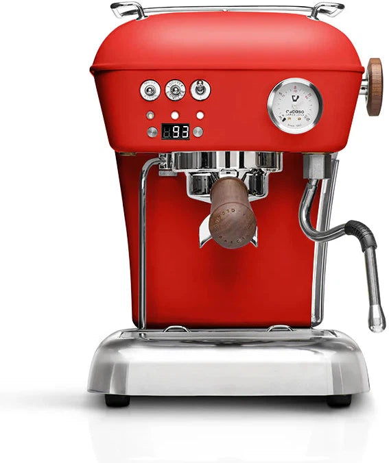 Ascaso - Dream PID PF Espresso Machine 120V Red/Wood - DR.622 (Special Order Item)