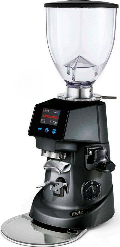 Ascaso - I-Bar F64E Black Electronic Coffee Grinder - MOLF.38 (Special Order Item)