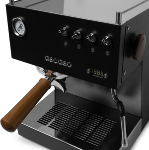 Ascaso - Steel DUO PID Espresso Machine Black/Wood - DU.103