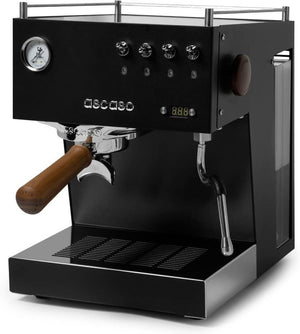 Ascaso - Steel DUO PID Espresso Machine Black/Wood - DU.103