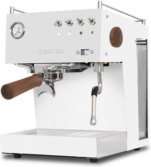 Ascaso - Steel Uno Versatile PID Espresso Machine White/Wood - UNO112