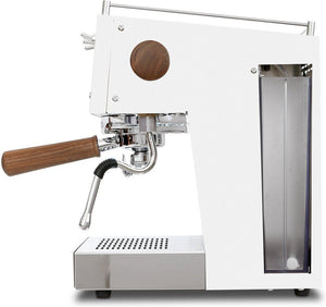 Ascaso - Steel Uno Versatile PID Espresso Machine White/Wood - UNO112