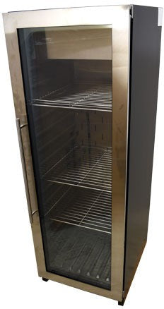 Aurora - 12.47 Cu. Ft. Stainless Steel Dry Aging Cabinet with UV-C Disinfection and Humidification Systems - 47101