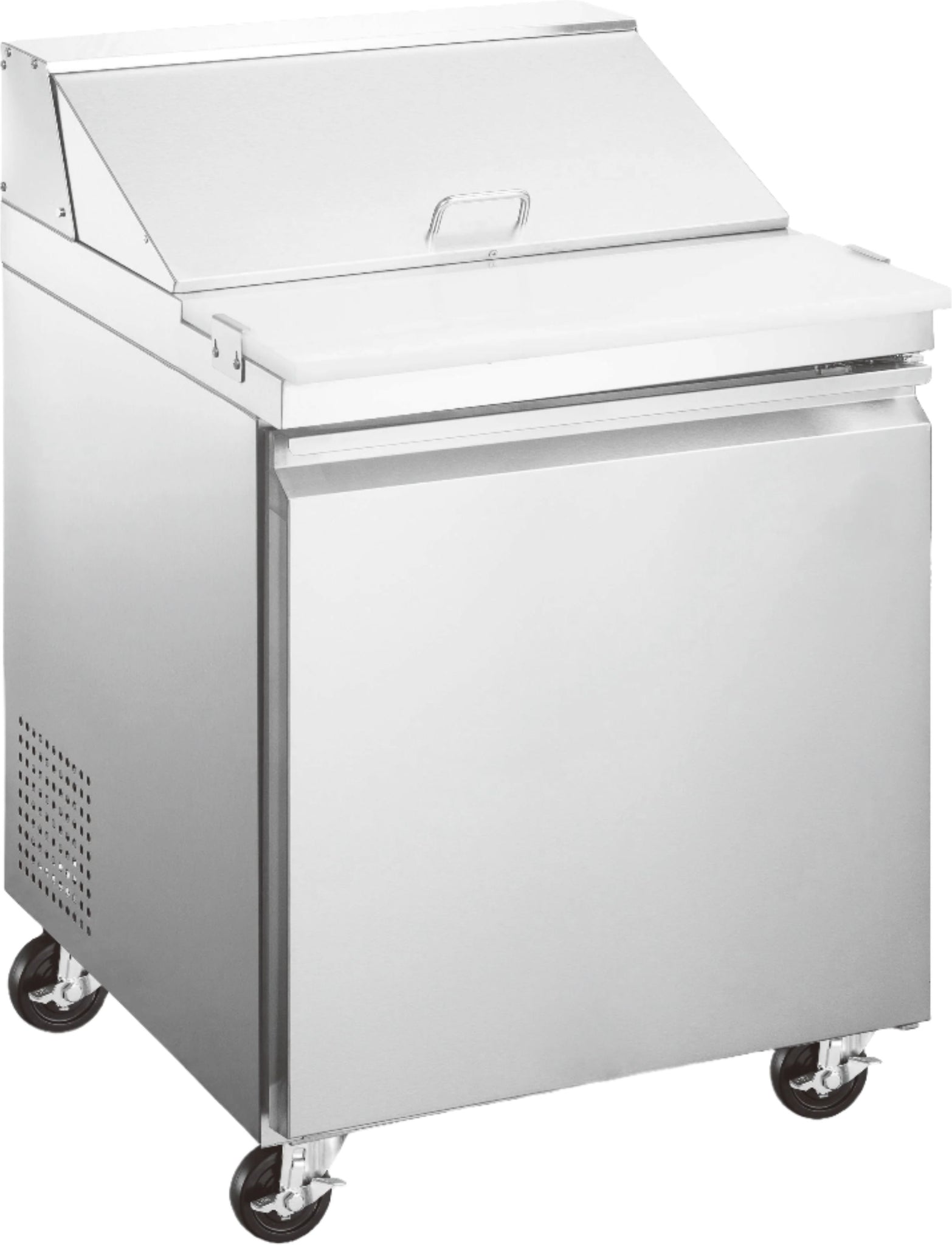 Aurora - 27.5" 7 Cu.Ft. Stainless Steel Refrigerated Salad/Sandwich Prep Table - 59045