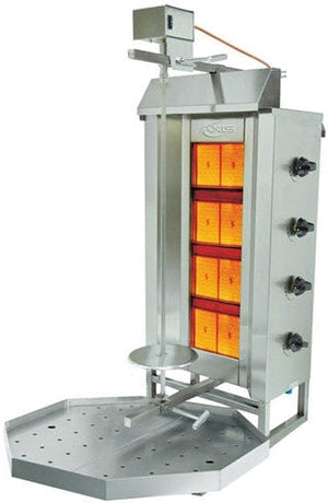 Axis - 4 Burner Vertical Broiler (Gyro / Shawarma) - AX-VB4