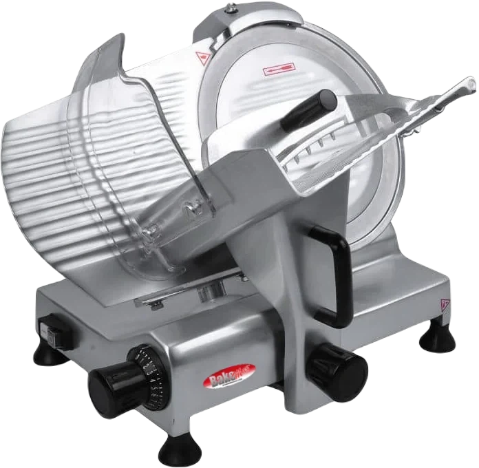 Bakemax - 10" Commercial Countertop Gravity Feed Meat Slicer - BMMSM10