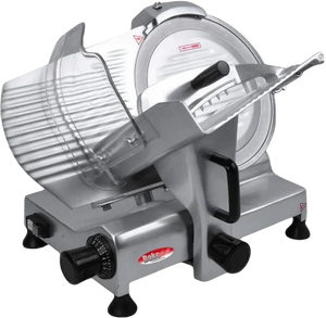 Bakemax - 10" Commercial Countertop Gravity Feed Meat Slicer - BMMSM10