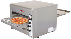 Bakemax - 14" Stainless Steel Commercial Countertop Electric Wide Conveyor Baker Pizza Oven - BMCB001