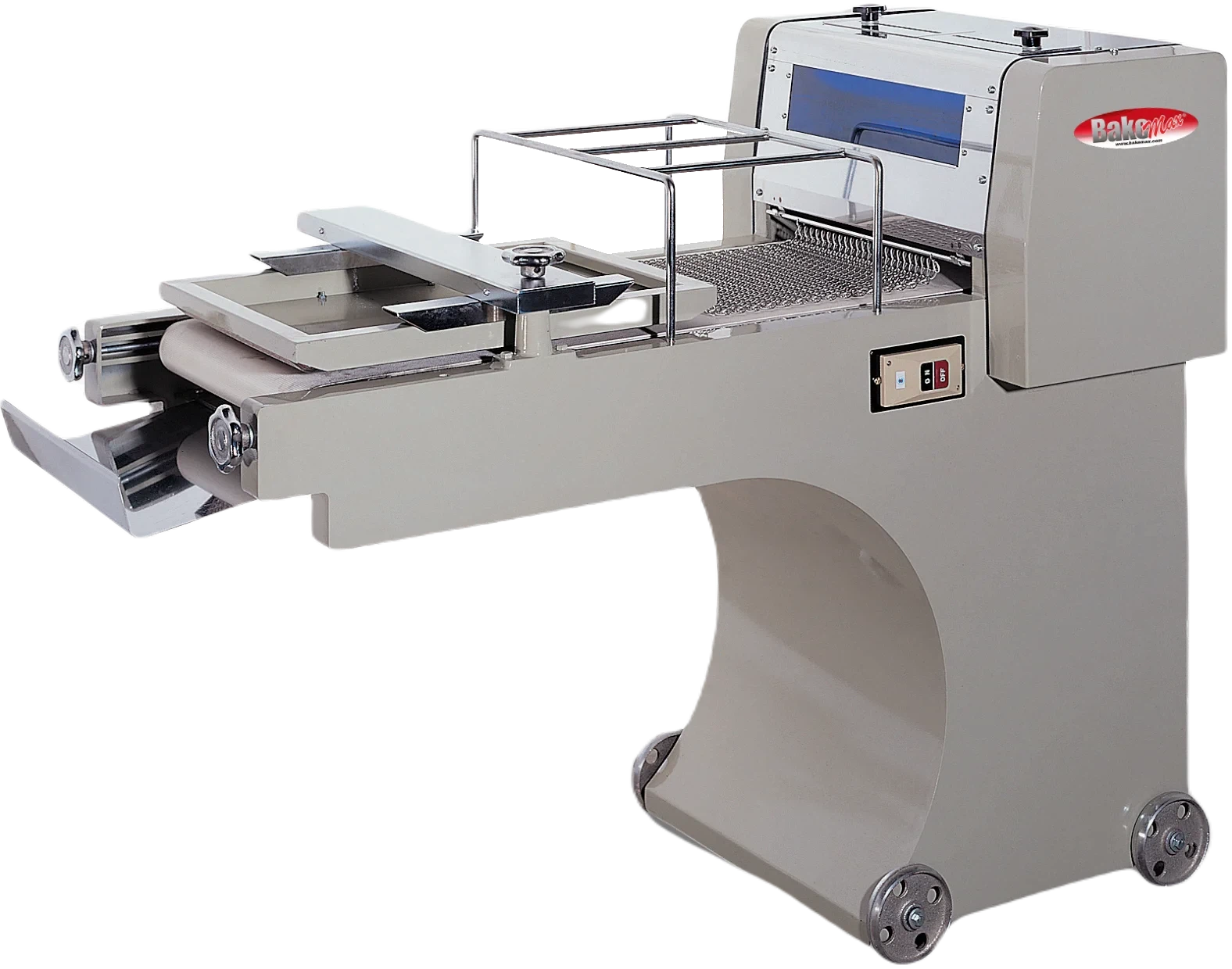 Bakemax - 15" Belt Electric Floor Model Automatic Mini Dough Moulder - BMMDM01