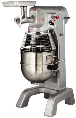 Bakemax - 20 QT 3 Speed Heavy Duty Gear Driven Countertop Planetary Mixer - BMPM020