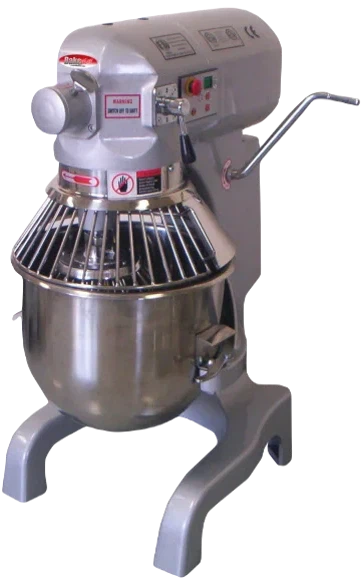 Bakemax - 20 QT 3 Speed Heavy Duty Gear Driven Countertop Planetary Mixer - BMPM020