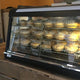 Bakemax - 27" Stainless Steel Wide Countertop Electric Heated Display Case With LED Lighting - BMTSC27