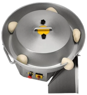 Bakemax - 2.5-42 Oz Automatic Dough Ball Rounder with Legs -BMDBR3L