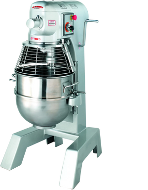 Bakemax - 30 QT 3 Speed Heavy Duty Gear Driven Countertop Planetary Mixer - BMPM030