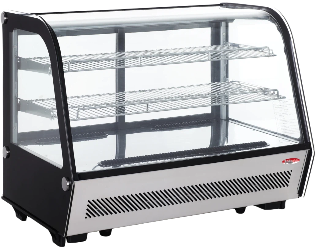 Bakemax - 35" Refrigerated Countertop Display Case with LED Lighting - BMREF35