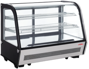 Bakemax - 35" Refrigerated Countertop Display Case with LED Lighting - BMREF35