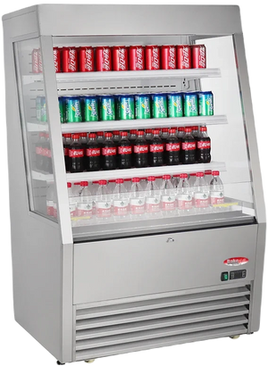 Bakemax - 36" Grab and Go Refrigerated Floor Display Merchandiser - BMGG036