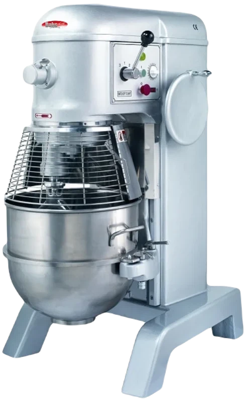 Bakemax - 60 QT 3 Speed Heavy Duty Belt Driven Countertop Planetary Mixer - BMPM60B