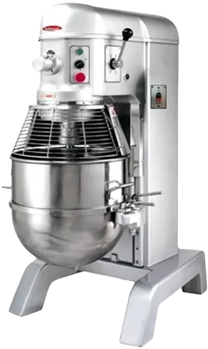 Bakemax - 60 QT 4 Speed Heavy Duty Gear Driven Countertop Planetary Mixer - BMPM060