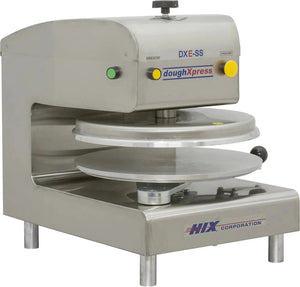 Bakemax - DoughXpress 120V Stainless Steel Single Heat Automatic Pizza Dough Press - BMDXE22