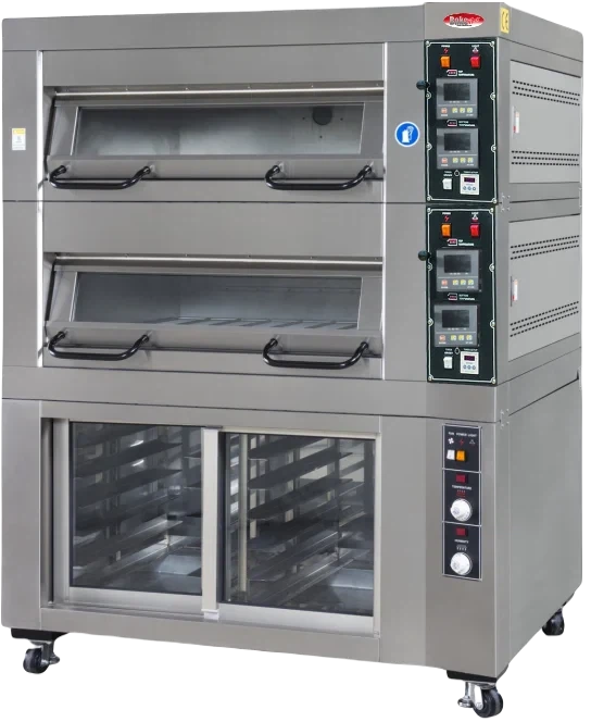 Bakemax - Single Deck One Pan Wide Floor Model Electric Artisan Stone Deck Oven - BMSD001