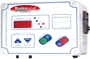 Bakemax - Water Meter, Mixer Model With Digital Display and 999 Max Capacity, 110V - BMWM010