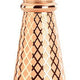 Barfly - 1 x 2 Oz Copper Plated Diamond Lattice Japanese Style Jigger - M37202CP