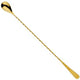 Barfly - 13.1" Gold Plated Diamond Lattice Japanese Bar Spoon - M37204GD