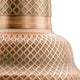 Barfly - 24 Oz Antique Copper Japanese Style Diamond Lattice Cocktail Shaker, Set Of 3 - M37205ACP