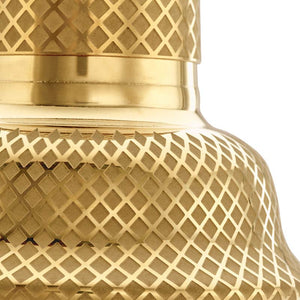 Barfly - 24 Oz Gold Plated Japanese Style Diamond Lattice Cocktail Shaker, Set Of 3 - M37205GD