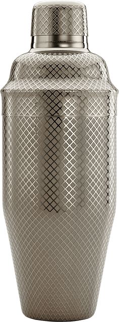 Barfly - 24 Oz Gun Metal Black Japanese Style Diamond Lattice Cocktail Shaker, Pack Of 3