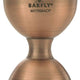 Barfly - 25 ml x 50 ml Antique Copper Heavy-Duty Straight Rim Bell Jigger - M37098ACP