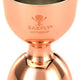 Barfly - 25 ml x 50 ml Copper Plated Heavy-Duty Straight Rim Bell Jigger - M37098CP