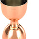 Barfly - 25 ml x 50 ml Copper Plated Heavy-Duty Straight Rim Bell Jigger - M37098CP