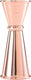 Barfly - 25 ml x 50 ml Copper Plated Japanese Style Jigger - M37002CP