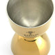 Barfly - 25 ml x 50 ml Gold Plated Heavy-Duty Straight Rim Bell Jigger - M37098GD