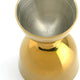 Barfly - 25 ml x 50 ml Gold Plated Heavy-Duty Straight Rim Bell Jigger - M37098GD