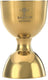 Barfly - 25 ml x 50 ml Gold Plated Heavy-Duty Straight Rim Bell Jigger - M37098GD