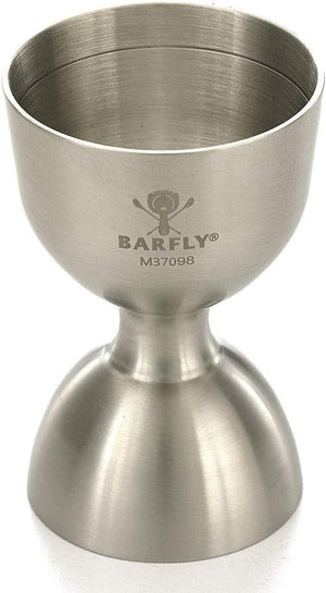 Barfly - 25 ml x 50 ml Stainless Steel Heavy-Duty Straight Rim Bell Jigger - M37098