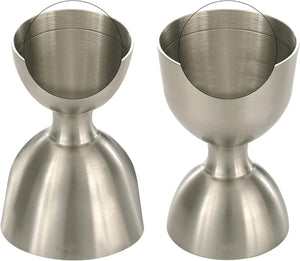 Barfly - 25 ml x 50 ml Stainless Steel Heavy-Duty Straight Rim Bell Jigger - M37098