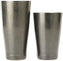 Barfly - 28 Oz & 18 Oz Stainless Steel Vintage Black 2-Piece Boston Cocktail Shaker - M37009VBK