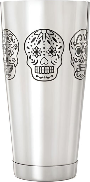 Barfly - 28 Oz Stainless Steel Silver Skull Cocktail Shaker - M37008SKU