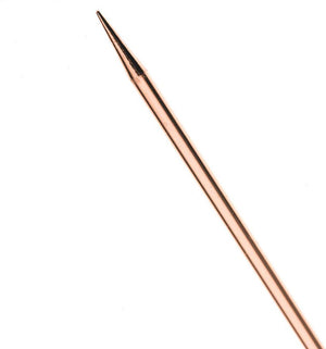 Barfly - 4.25" Copper Plated Cocktail Pick with Circle Top - M37031CP