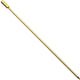 Barfly - 4.4" Gold Cocktail Pick with Grove Top - M37030GD