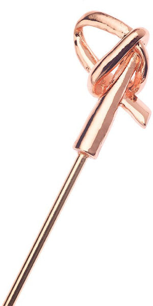 Barfly - 4.43" Copper Bamboo Knot Cocktail Pick - M37182CP